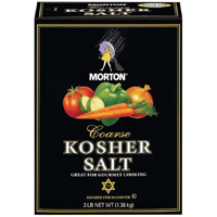 SALT KOSHER MORTON COARSE 12/3# CS