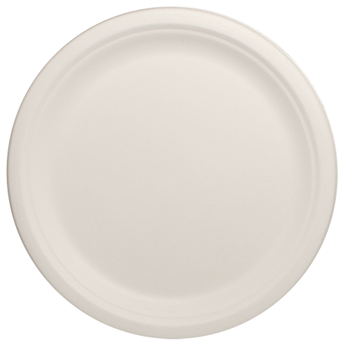 PLATE ROUND BAGASSE 500/10&quot; FINELINE 42RP10