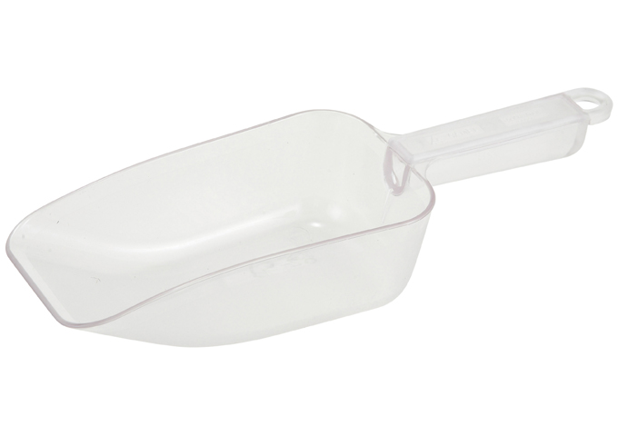 ICE SCOOP 5/6 OZ PLASTIC CLEAR WINCO PS-5/CHOICE