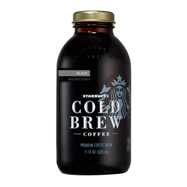 COFFEE BLACK UNSWEETENED 12/11oz COLD BREW STARBUCKS